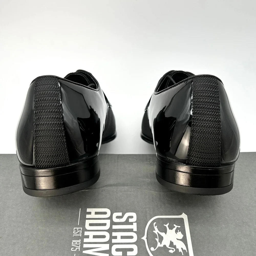 Stacy Adams Pharaoh Cap Toe Oxford‎ Size 15 Mens Dress Shoes Black Formal NEW